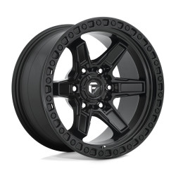 Fuel D697 KICKER disk 17x9 6x139.7 106.1 ET-12, Matte black