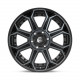 ALU disky Fuel Fuel D704 SIEGE disk 22x10 5x127 71.5 ET-18, Black | race-shop.cz