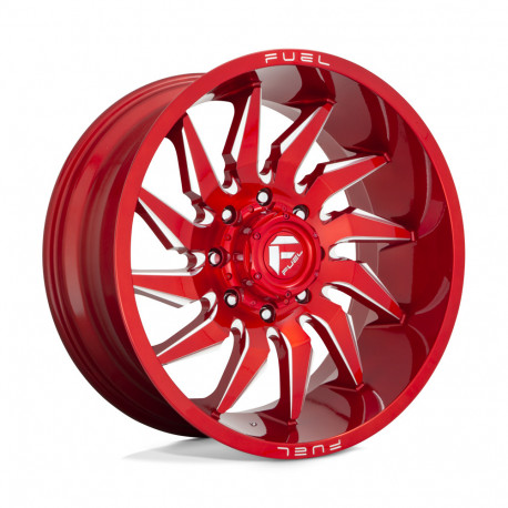 ALU disky Fuel Fuel D745 SABER disk 22x10 8x180 124.2 ET-18, Candy red | race-shop.cz