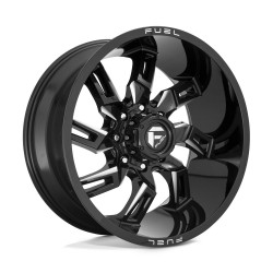 Fuel D747 LOCKDOWN disk 22x10 6x135 87.1 ET-18, Gloss black