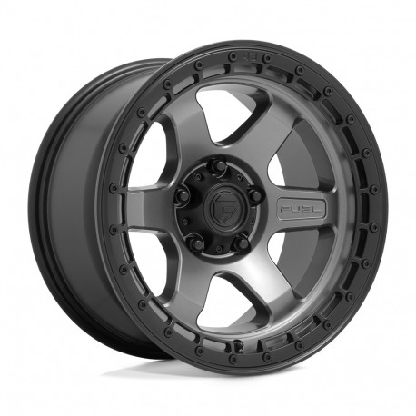 ALU disky Fuel Fuel D752 BLOCK disk 18x9 6x139.7 106.1 ET20, Matte gunmetal | race-shop.cz