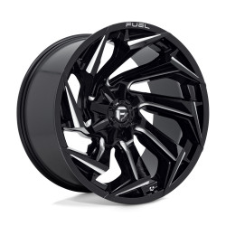 Fuel D753 REACTION disk 22x12 8x170 125.1 ET-44, Gloss black