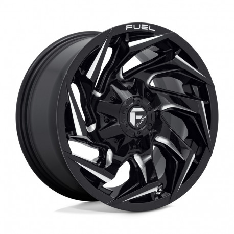 ALU disky Fuel Fuel D753 REACTION disk 24x12 5x127/5x139.7 87.1 ET-44, Gloss black | race-shop.cz