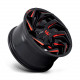 ALU disky Fuel Fuel D755 REACTION disk 20x10 6x135/6x139.7 106.1 ET-18, Gloss black | race-shop.cz
