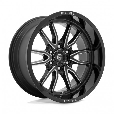 ALU disky Fuel Fuel D761 CLASH disk 17x9 6x139.7 106.1 ET1, Gloss black | race-shop.cz