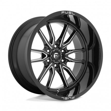 ALU disky Fuel Fuel D761 CLASH disk 22x12 6x135 87.1 ET-44, Gloss black | race-shop.cz