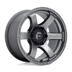 Fuel D767 RUSH disk 17x9 6x139.7 106.1 ET-12, Matte gun metal