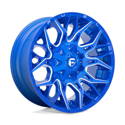 Fuel D770 TWITCH disk 22x10 6x135/6x139.7 106.1 ET-18, ANedized blue