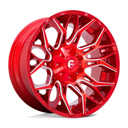 Fuel D771 TWITCH disk 22x10 8x165.1 125.1 ET-18, Candy red