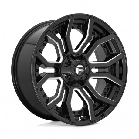 ALU disky Fuel Fuel D711 RAGE disk 20x9 5x127/5x139.7 87.1 ET1, Gloss black | race-shop.cz