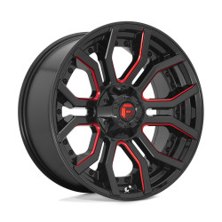 Fuel D712 RAGE disk 20x10 5x127/5x139.7 87.1 ET-18, Gloss black