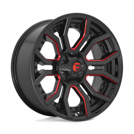 ALU disky Fuel Fuel D712 RAGE disk 24x12 6x135/6x139.7 106.1 ET-44, Gloss black | race-shop.cz