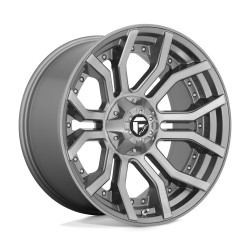 Fuel D713 RAGE PLATINUM disk 24x12 6x135/6x139.7 106.1 ET-44, Gunmetal
