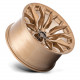 ALU disky Fuel Fuel D805 FLAME disk 20x9 8x170 125.1 ET1, Platinum bronze | race-shop.cz
