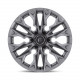 ALU disky Fuel Fuel D806 FLAME disk 20x9 6x139.7 106.1 ET1, Platinum | race-shop.cz