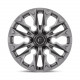 ALU disky Fuel Fuel D806 FLAME disk 20x9 6x135 87.1 ET20, Platinum | race-shop.cz