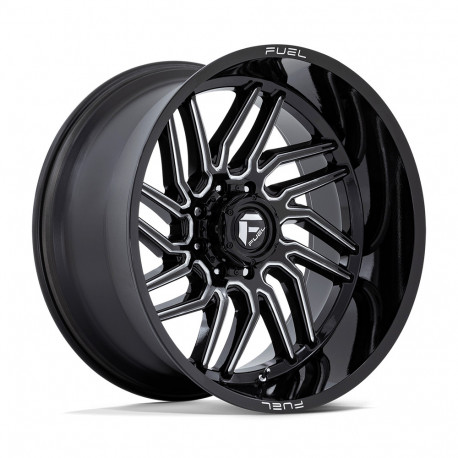 ALU disky Fuel Fuel D807 HURRICANE disk 24x12 8x165.1 125.1 ET-44, Gloss black | race-shop.cz