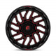 ALU disky Fuel Fuel D808 HURRICANE disk 20x10 6x139.7 106.1 ET-18, Gloss black | race-shop.cz