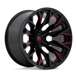 Fuel D823 FLAME disk 22x12 6x139.7 106.1 ET-44, Gloss black