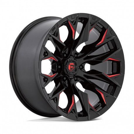 ALU disky Fuel Fuel D823 FLAME disk 24x12 5x127 71.5 ET-44, Gloss black | race-shop.cz