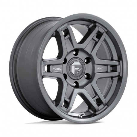 ALU disky Fuel Fuel D838 SLAYER disk 17x8.5 5x127 71.5 ET-15, Matte gunmetal | race-shop.cz