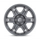 ALU disky Fuel Fuel D838 SLAYER disk 17x8.5 5x127 71.5 ET1, Matte gunmetal | race-shop.cz