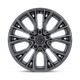 ALU disky Fuel Fuel D848 REBAR disk 20x10 5x139.7 78.1 ET-18, Matte gunmetal | race-shop.cz