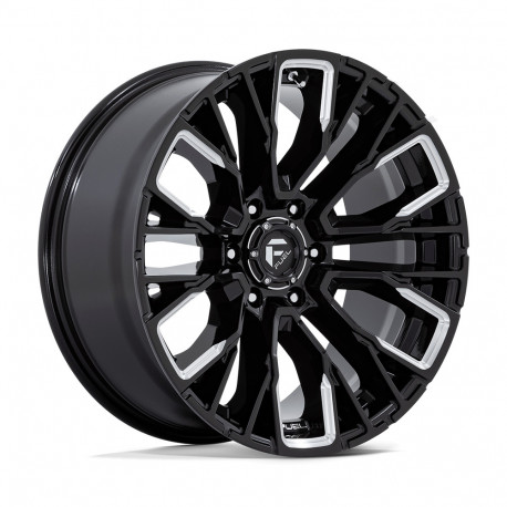 ALU disky Fuel Fuel D849 REBAR disk 20x9 6x139.7 106.1 ET1, Gloss black | race-shop.cz