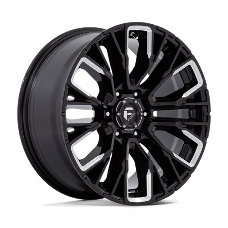 ALU disky Fuel Fuel D849 REBAR disk 20x9 6x139.7 106.1 ET20, Gloss black | race-shop.cz