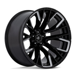 Fuel D849 REBAR disk 22x12 5x139.7 78.1 ET-44, Gloss black