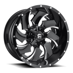 Fuel D239 CLEAVER disk 24x16 8x165.1 125.1 ET-99, Gloss black