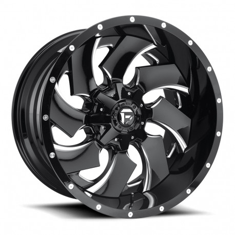 ALU disky Fuel Fuel D239 CLEAVER disk 24x16 8x165.1 125.1 ET-99, Gloss black | race-shop.cz