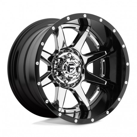 ALU disky Fuel Fuel D247 RAMPAGE disk 20x10 8x180 124.2 ET-19, Chrome | race-shop.cz