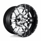 ALU disky Fuel Fuel D270 SLEDGE disk 20x10 8x170 125.1 ET-18, Chrome | race-shop.cz