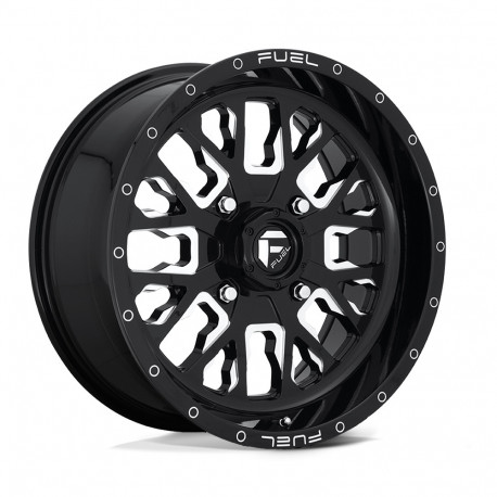 ALU disky Fuel Fuel UTV D611 STROKE disk 18x7 4x137 110.1 ET13, Gloss black | race-shop.cz
