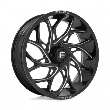ALU disky Fuel Fuel UTV D741 RUNNER disk 22x7 4x156 132 ET13, Gloss black | race-shop.cz