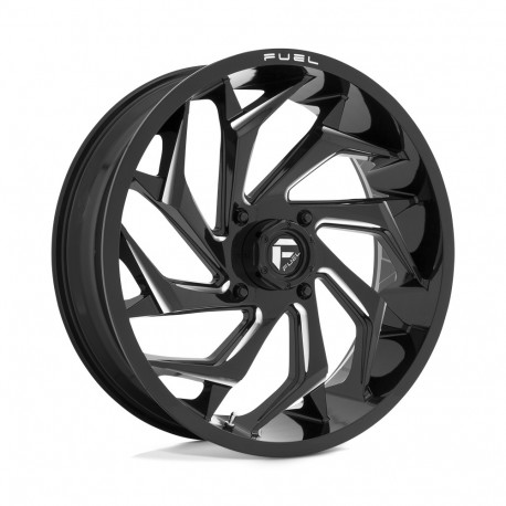 ALU disky Fuel Fuel UTV D753 REACTION disk 22x7 4x137 110.1 ET0, Gloss black | race-shop.cz
