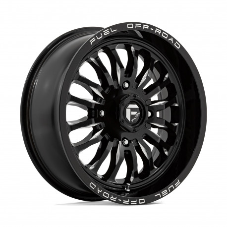 ALU disky Fuel Fuel UTV D821 ARC UTV disk 18x7 4x156 132 ET13, Gloss black | race-shop.cz