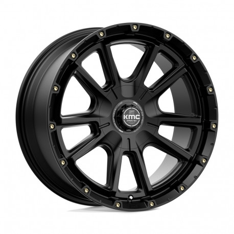 ALU disky KMC KMC KM100 SYNC disk 20x9 6x114.3/6x139.7 78.1 ET18, Satin black | race-shop.cz