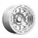 ALU disky KMC KMC KM229 MACHETE CRAWL BEADLOCK disk 17x9 8x165.1 125.1 ET-38, Silver | race-shop.cz