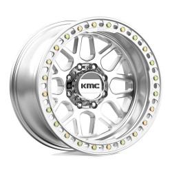 KMC KM235 GRENADE CRAWL BEADLOCK disk 20x10 8x165.1 125.1 ET-48, Silver