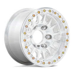 KMC KM445 IMPACT FORGED BEADLOCK disk 17x9 8x165.1 125.1 ET-12, Silver