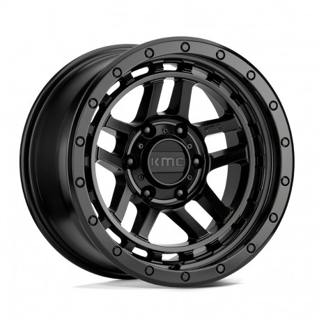 ALU disky KMC KMC KM540 RECON disk 17x8.5 5x127 71.5 ET18, Satin black | race-shop.cz