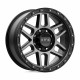 ALU disky KMC KMC KM544 MESA disk 20x9 8x180 124.2 ET0, Satin black | race-shop.cz