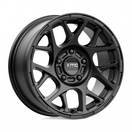 ALU disky KMC KMC KM708 BULLY disk 16x7.5 5x114.3 72.56 ET30, Satin black | race-shop.cz