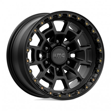 ALU disky KMC KMC KM718 SUMMIT disk 17x8.5 6x139.7 106.1 ET0, Satin black | race-shop.cz