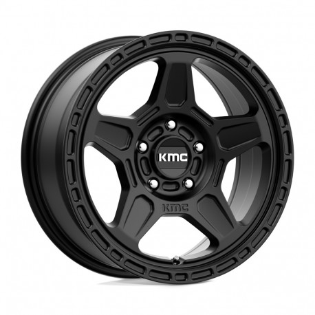 ALU disky KMC KMC KM721 ALPINE disk 16x7 5x114.3 72.56 ET15, Satin black | race-shop.cz