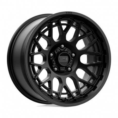 ALU disky KMC KMC KM722 TECHNIC disk 18x9 6x139.7 106.1 ET0, Satin black | race-shop.cz