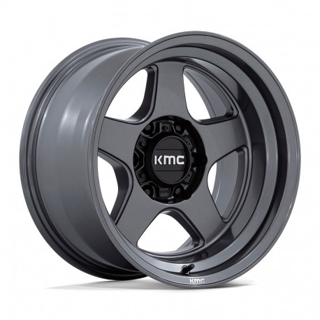 ALU disky KMC KMC KM728 LOBO disk 17x8.5 6x120 66.9 ET18, Matte anthracite | race-shop.cz