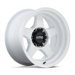 KMC KM728 LOBO disk 17x8.5 6x139.7 106.1 ET18, Gloss white